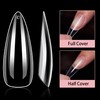 Makartt 500pcs Long Stiletto Nail Tips Full Cover False Nails