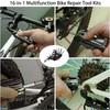 Bike Repair Kit, Bike Tire Repair Tool Kit Contains 16-in-1