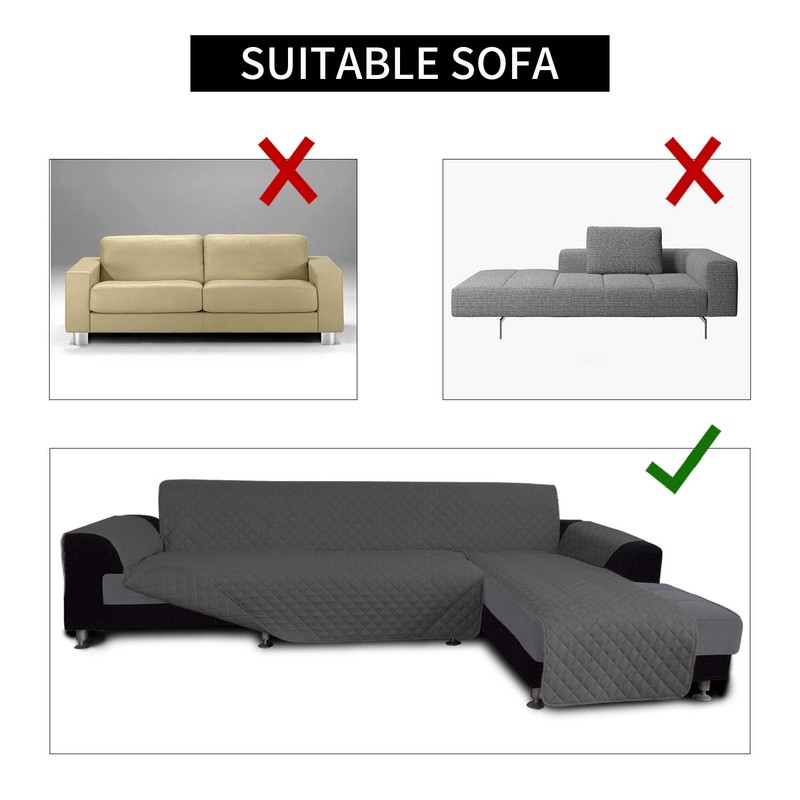 Easy-Going Sectional Couch Covers for Dogs L Shape Sofa Cover