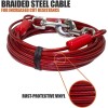 BV 30Ft Heavy Duty Dog Leash Cable For Dogs Up