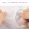 5pcs High Waist Disposable Maternity Women Panties Soft Cotton UnderwearXXXXXL