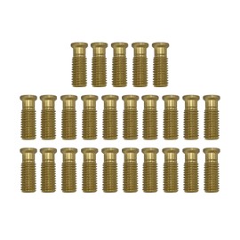 Poolzilla Pool Safety Cover 1 1/2" Extended Brass Screw for Anchor - 25 Pack