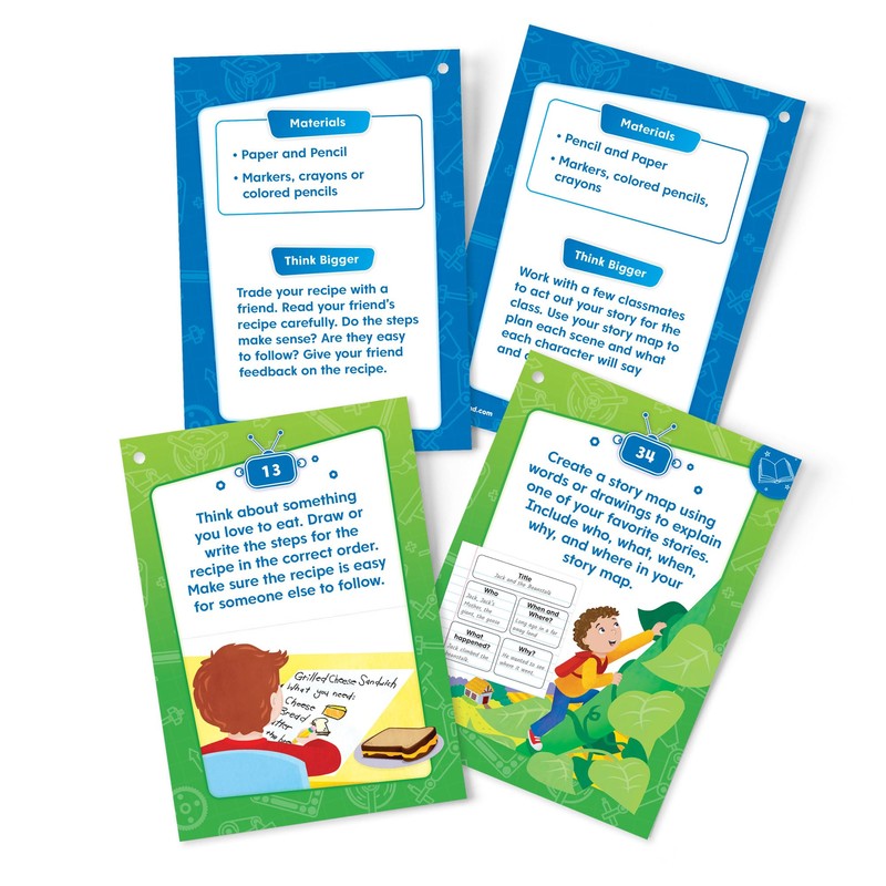 hand2mind Coding & Robotics Beginner Task Cards, Coding for Kids