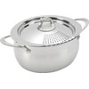 Bialetti 6-Quart Nonstick Aluminum Pasta Pot with Strainer Lid and