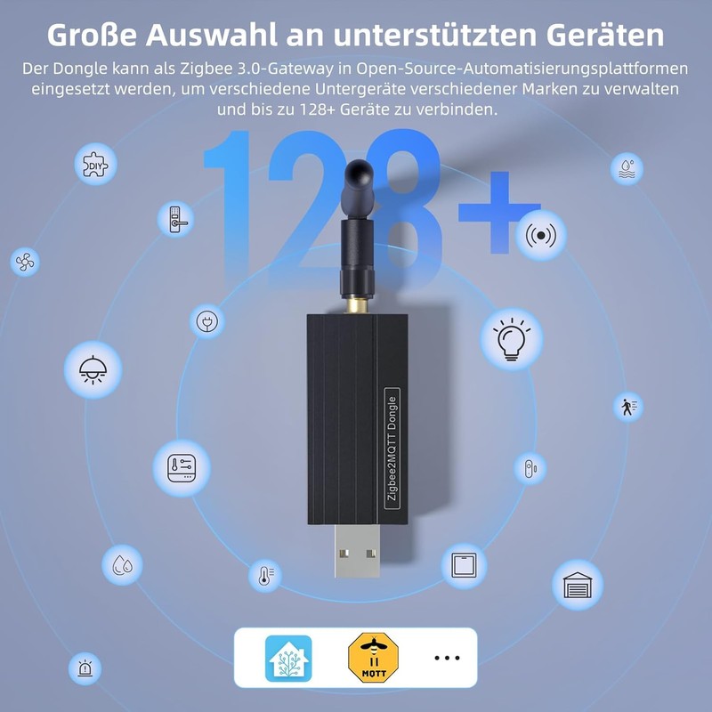 AVATTO Zigbee 3.0 Gateway, Home Assistant Gateway, Zigbee 3.0 USB