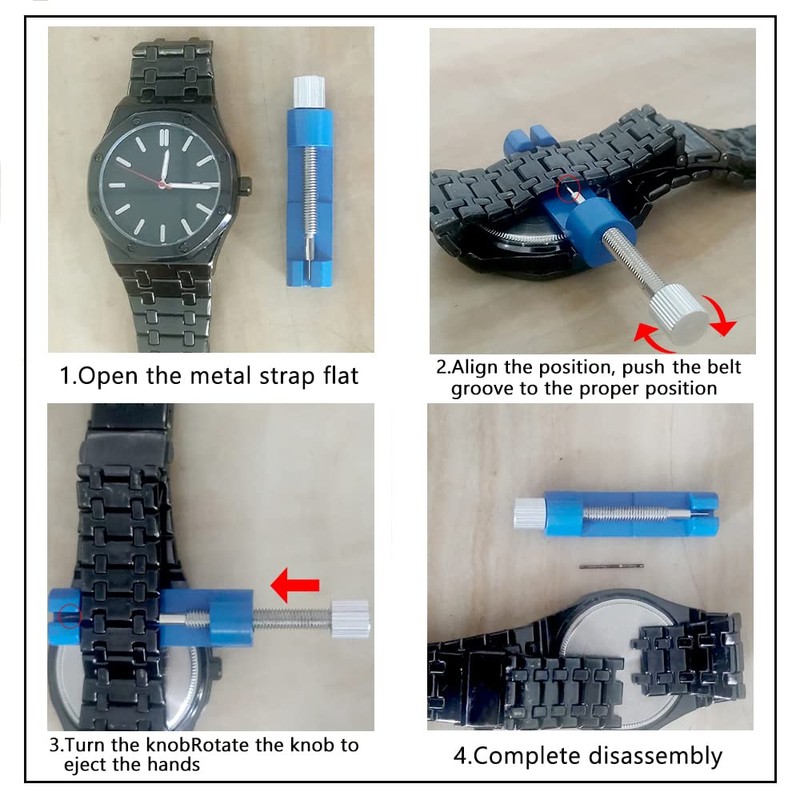 Watch Link Removal Kit, Tools to Adjust and Remove Bracelets，Pin