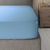 Viscose from Bamboo-Cotton Blended Fitted Sheet Only (Twin XL, Solid