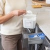 Clear Laundry Pods Container & Dryer Sheet Holder Set -