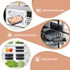 HUIBOHOU 10 Pack Meal Prep Containers,BPA Free Food Prep Containers