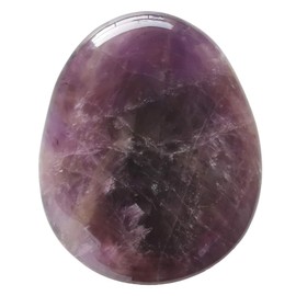 Lovionus89 Amethyst Crystal Thumb Thumb Stone Water Drop Chakra Stones Reiki Healing Palm Stone for Relax