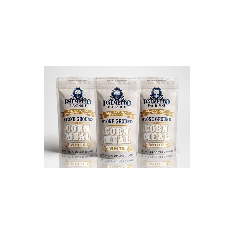 Palmetto Farms White Corn Meal Flour 3 Pack