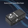 Rowin Tuner Pedal True Bypass LED Indicator Light 12Hz-4186Hz Electric