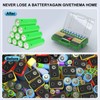 Narotood Battery Organizer Storage Holder Box Case with Tester, Ultra-Large