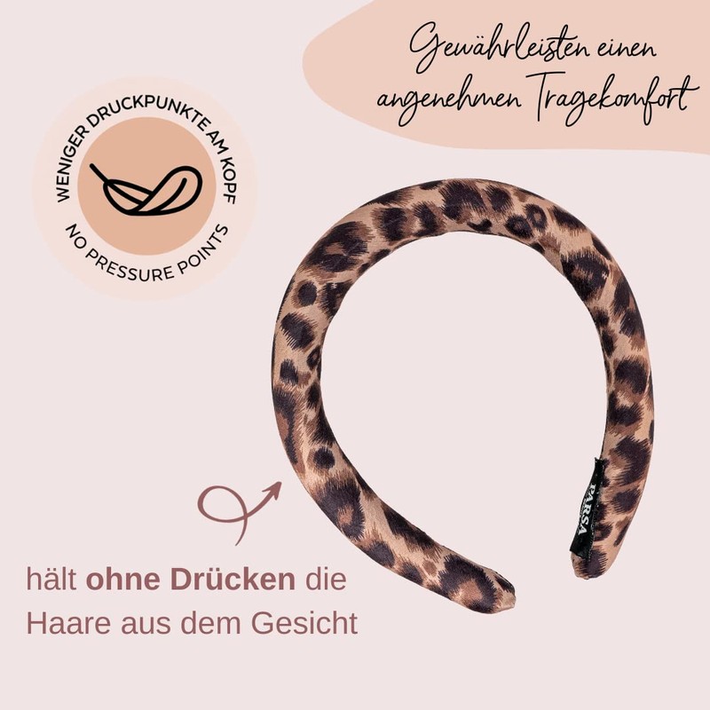 PARSA Beauty Comfy Hoop Powerful Leopatra - Leopard Print Headband