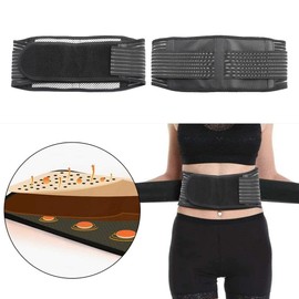 Heating Belt, Heat Belt, Heat Belt Back, Lumbar Support, Back Warmer Heating Pad Abdomen, Self-Heating Heat Cushion for Warm Tummy, Waist Pressure, Waist Pain, L, 1 Piece