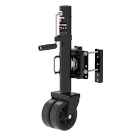 TOWKING 2000 lbs Upgraded Boat Trailer Jack, 10" Lift, Bolt On Trailer Jack for RV, Boat and More, Black