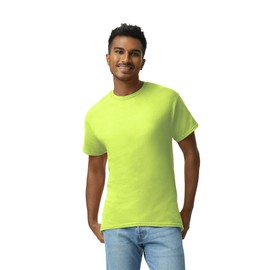 Gildan Adult Ultra Cotton T-Shirt, Style G2000, Multipack, Safety Green (10-Pack), Small