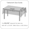 maxmill Linen Texture Tablecloth Water Resistant Antiwrinkle Spillproof Wipeable Washable