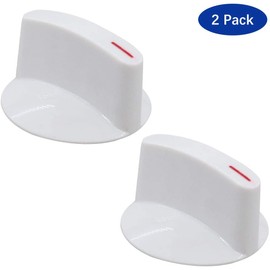 ApplianPar Pack of 2 WH1X2721 Dryer Washer Selector Timer Knob for GE Hotpoint Replace AP2044893 PS271094 WE01X10033