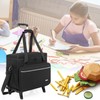GMAK Rolling Scrapbook Tote with Wheel, Scrapbook Bags with Detachable