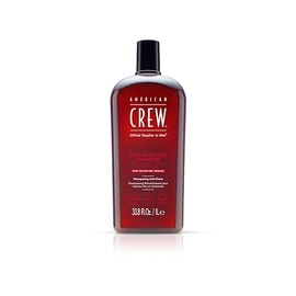 American Crew Champú para hombres, champú fortificante para cabello adelgazante, refresca el cuero cabelludo, 33.8 onzas líquidas