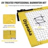 Olybeaka Outdoor Badminton Set 20 ft with Net for Backyard