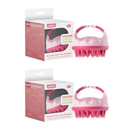 Relaxing Exfoliating Hair Scalp Massager (2 Assorted Colors) - Blush