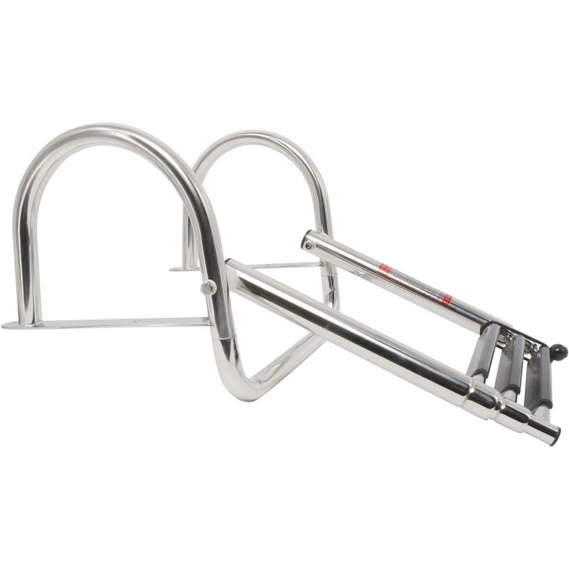 Amarine Made 3 Steps Boat Ladder Stainless Steel in-Board Telescoping