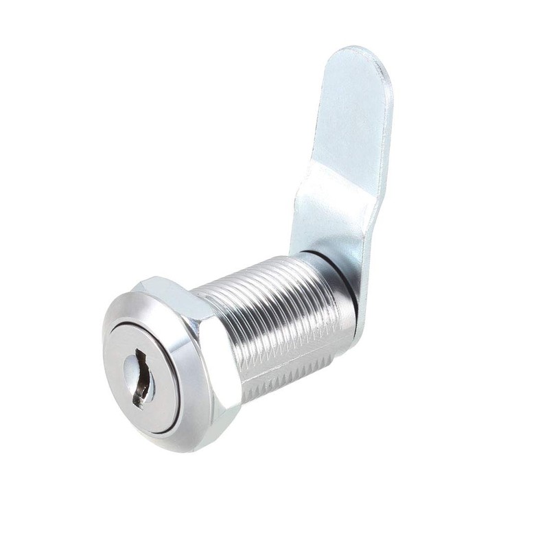 sourcing map Cam Lock 1-1/8" Cylinder Long Cabinet Locks with