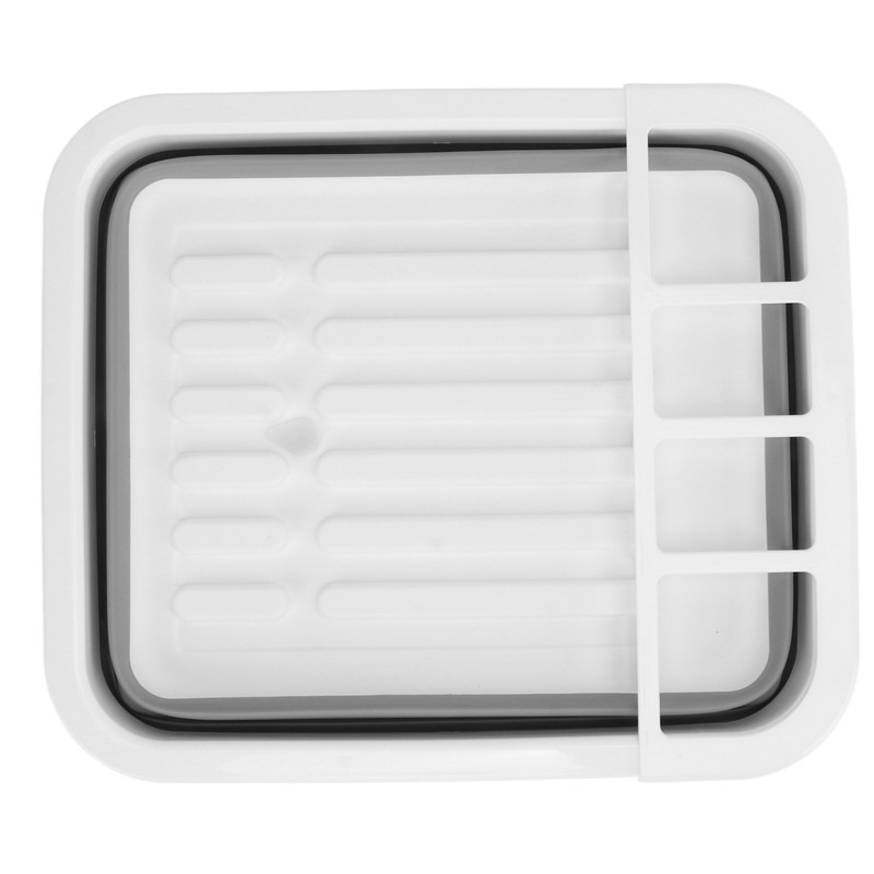 Collapsible Dish Drying Rack Space Saving Foldable Portable Dinnerware Drainer