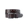 Volcom Men's Two Spike Leather Belt, Brown, 33