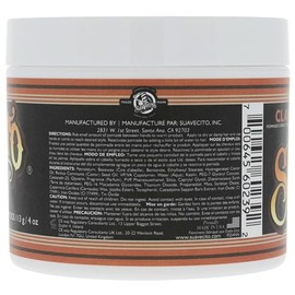 Suavecito Pomade Clay Cera Para Cabello de Fijacion Fuerte Acabado Mate Para Volume y Look Más Definido 113g