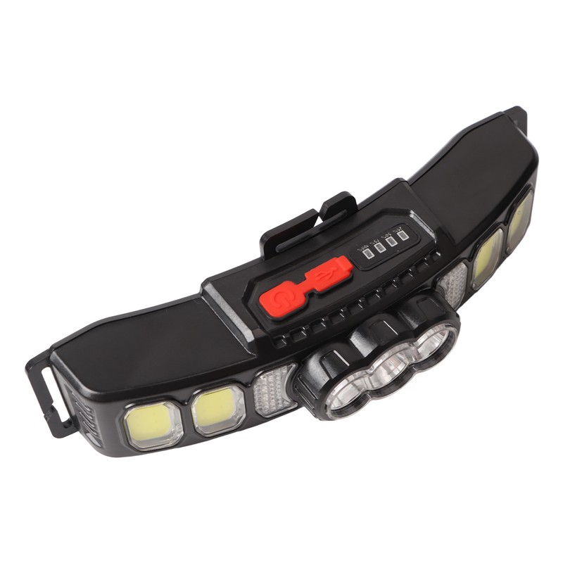 Wave Induction Headlight with Power Display 1200mAh Bright USB Charging