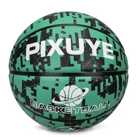 Jicsetk Children's Basketball Size 5 Arena Training Beginners Basketballs, Green 5