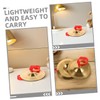 KONTONTY 1 Pair Alloy Finger Cymbals for Adults Portable Hand