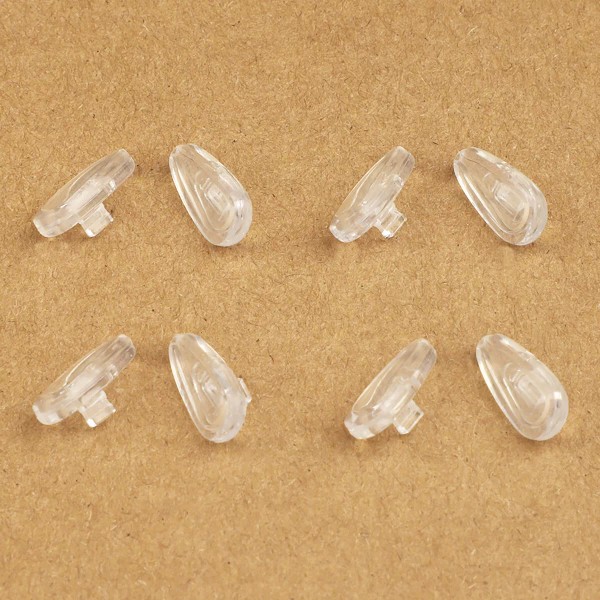 Eye4vox 4 Pairs Clear Replacement Nose Pads Piece for Oakley