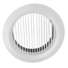 200mm Round Vent Cover ABS Plastic Louver Air Ventilation Grille