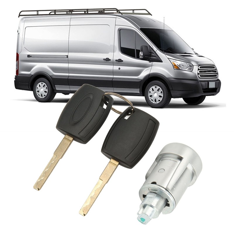 Ignition Barrel Lock with 2 Keys 1926227 Replacement for Ford