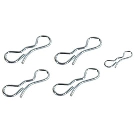 BYQQ Replace Deck Clip Set 4 194209 Bow Tie Lock Cotter Pins 1 194208 Bow Tie Lock Cotter Pin with Craftsman Poulan Husqvarna Compatible