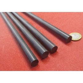 Unbranded Acetal Copolymer POM Round Rod, Black 1/2" Dia x 48" Length, 4 Units, 16 Ft