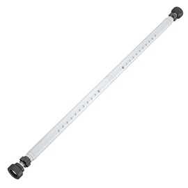 Sliding Glass Door Security Bar,Adjustable Security Bar (Updated Model(16.5-51 inch)) White
