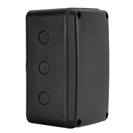 EGIZPY EG-043 IP66 Outdoor Weatherproof Universal Electronics Enclosure Project Black Conduit Junction Box 7.13"X4.37"X4.33" Large