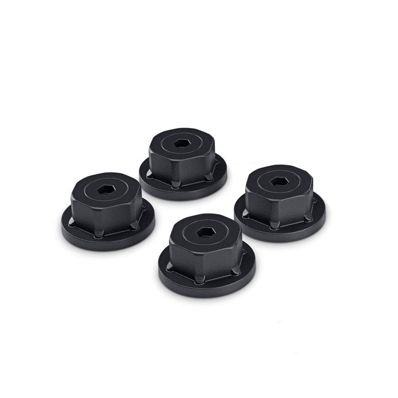 OZCO 4 Pcs Hex Cap Nut Covers with Plugs 1-1/2″
