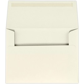 LUXPaper A6 Invitation Envelopes | Peel & Press | 4 3/4" x 6 1/2" | Natural | 80lb. Text | 30% Recycled | 50 Qty