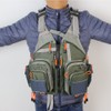 Kylebooker Fly Fishing Vest Pack Adjustable Size for Men and