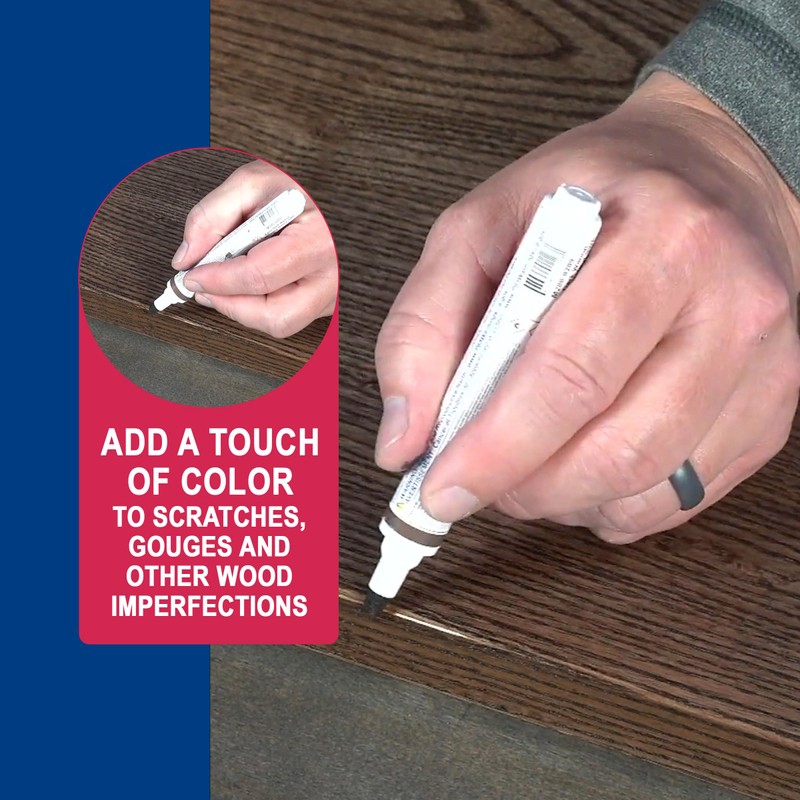 Mohawk Ultra Mark Wood Stain Touch Up Marker, Extra Dark