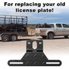 Trailer License Plate Holder Aluminum Heavy-Duty Bracket Holder Trailer License