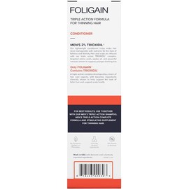 FOLIGAIN Stimulating Conditioner For Thinning Hair For Men with 2% Trioxidil (8oz)