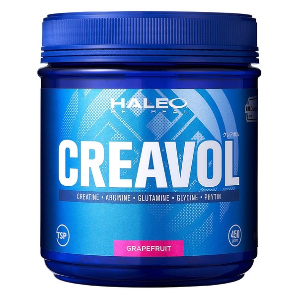 HALEO クレアチン クレアボル 450g グレープフルーツ味 全6種成分配合 Creapure ブランド使用