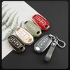 HIBEYO TPU Key Fob Cover with Keychains for Infiniti QX50